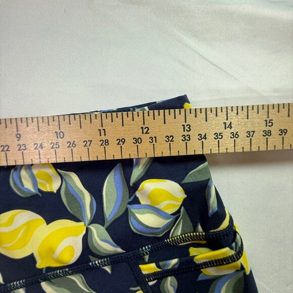 Sweaty Betty Power 6” Bike Shorts in Blue Lemon Tree Size Medium  US 8 - Picture 6 of 15